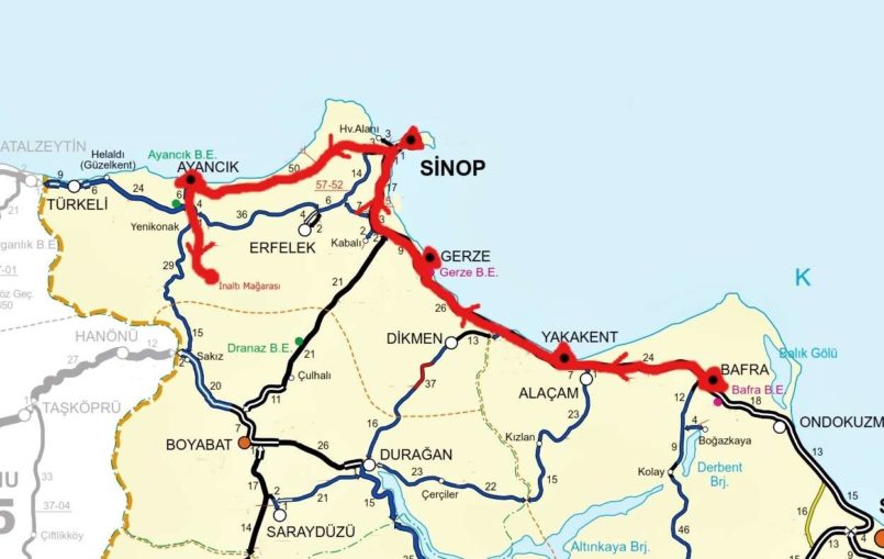 Orta Karadeniz - Güzergahımız