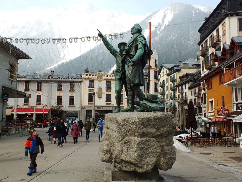 Statue Of Horace Bendicte De Saussure