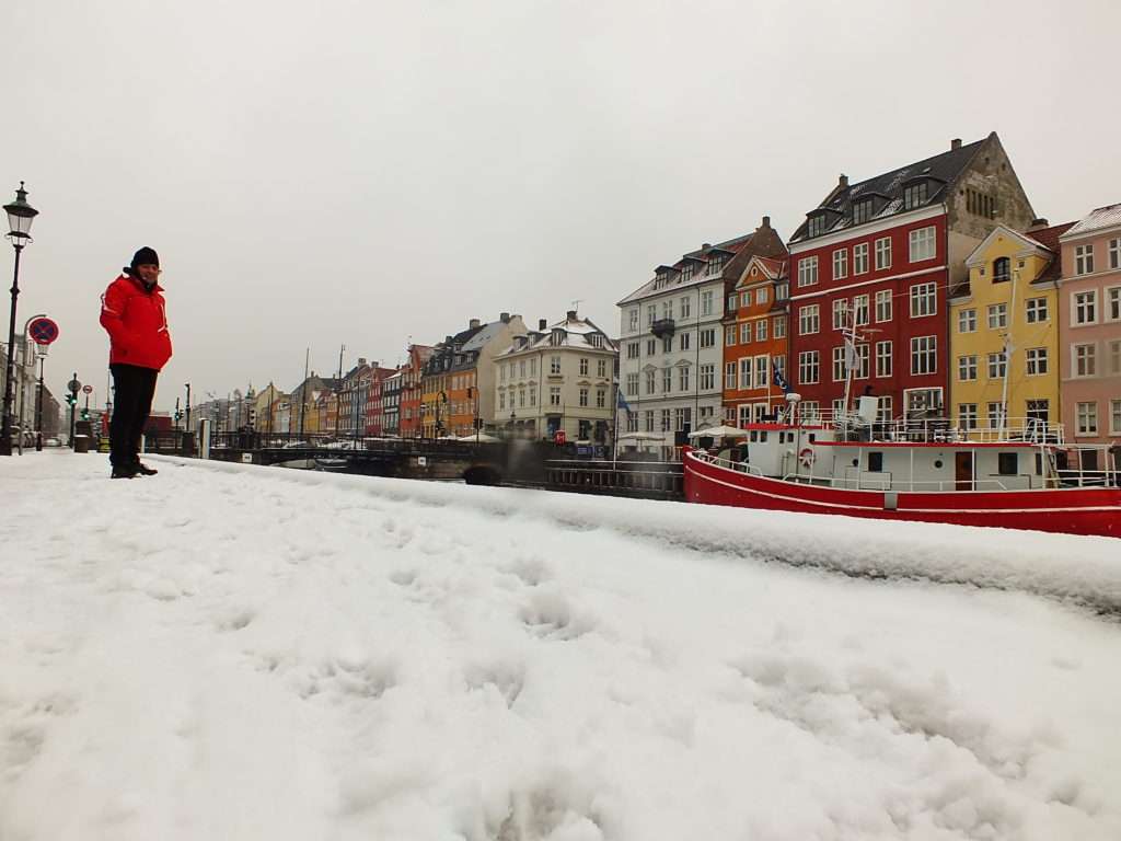 Kışın Donmuş Nyhavn