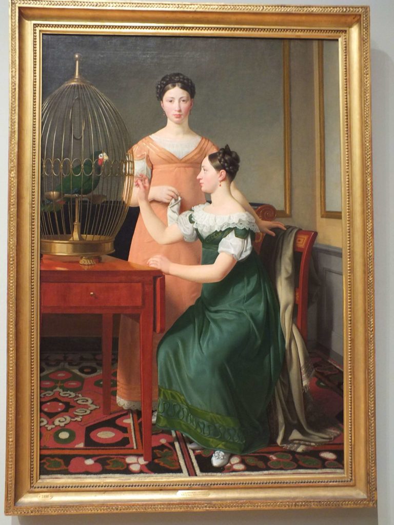 Kopenhag Devlet Sanat Müzesi Mendel Levin Nathanson's eldest daugthers, Bella and Hanna 1820 C. W. Eckersberg