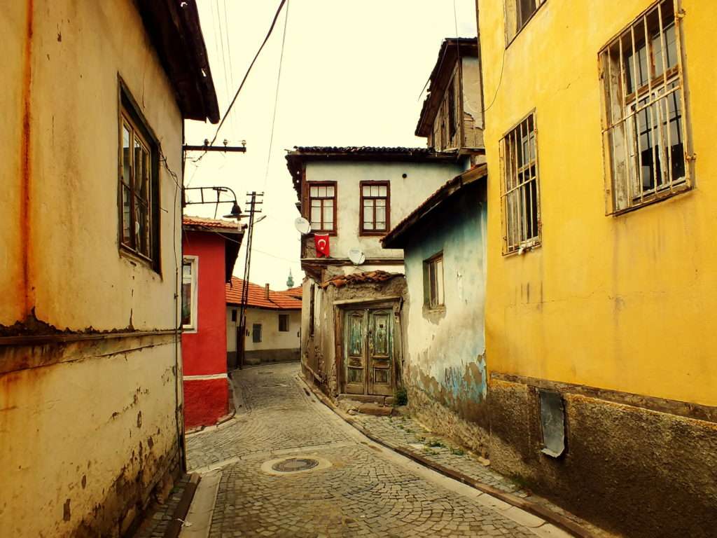 Ankara Kalesi İçerisinde Fotojenik Bir Sokak