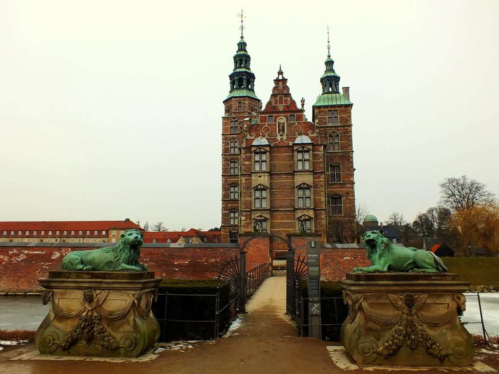 Kopenhag Gezisi Kışın Rosenborg Sarayı (Rosenborg Slot)