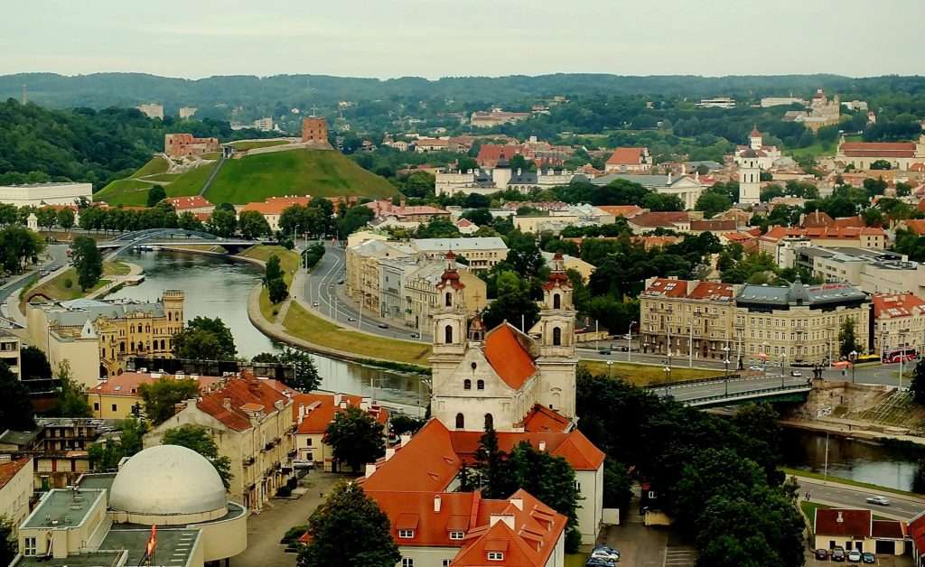 Radisson SAS Blue Skybar'dan Vilnius