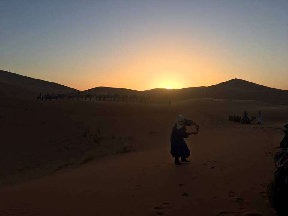 Sunset in Sahara