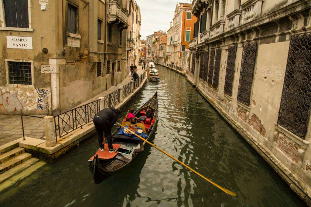 Desolate and Romantic Canals of Venice