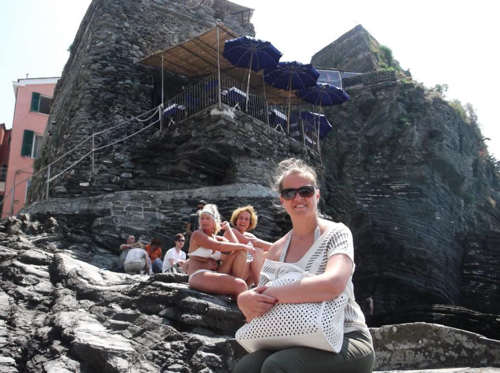 Vernazza Plajı (Spiaggia di Vernazza)