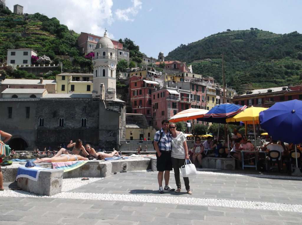 Vernazza Plajı (Spiaggia di Vernazza)