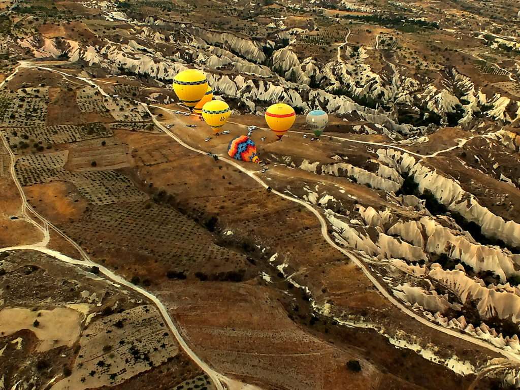 Kapadokya Balon Turu Soğuk Şişirme