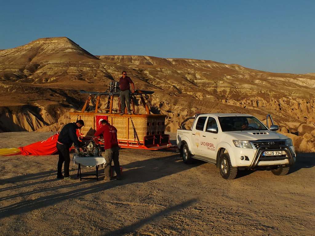 Kapadokya Balon Turu İniş Sonrası