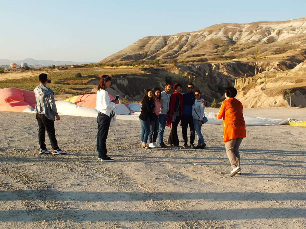 Kapadokya Balon Turu İniş Sonrası