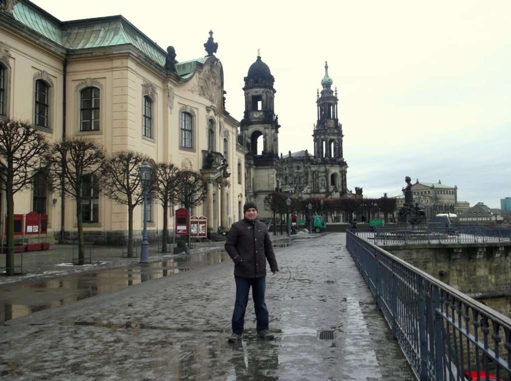 Dresden'de Bir Kış Gezisi Brühlsche Terrasse