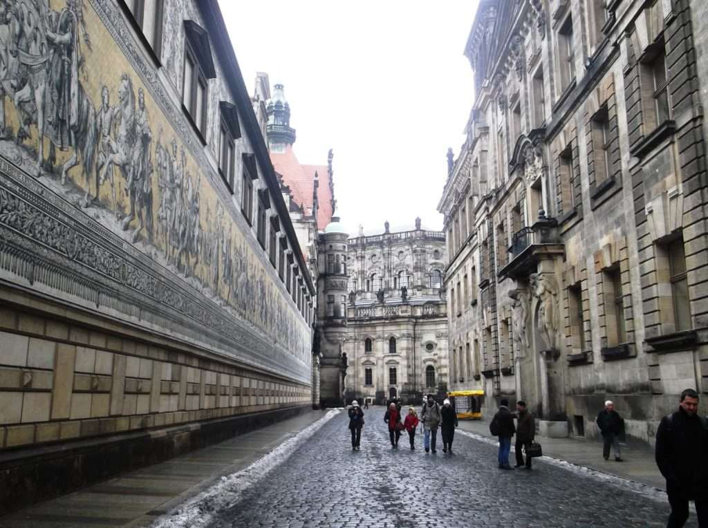 Dresden'de Bir Kış Gezisi Fürstenzug