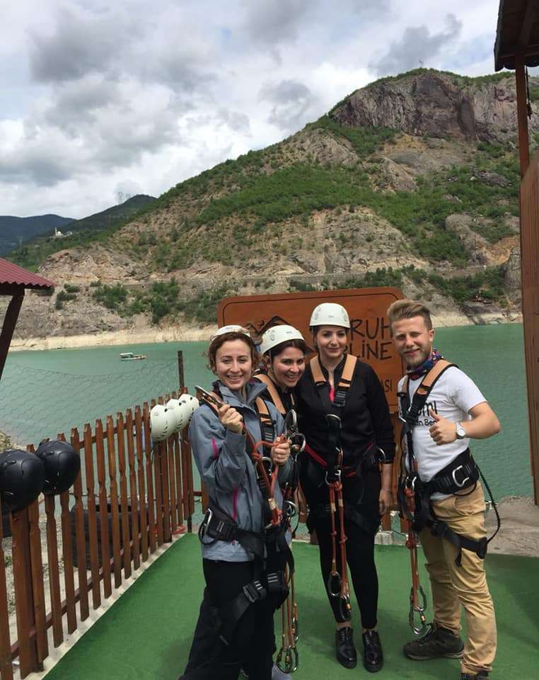 Çoruh Nehri Üzerinde Zipline