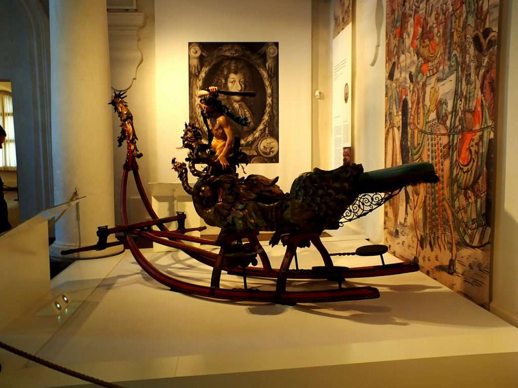 Marstallmuseum Bavyera Prensi Max Emanuel'in Kızağı