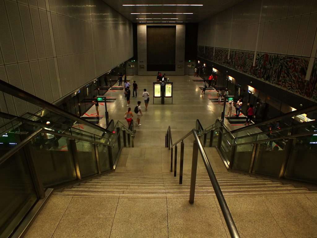 Singapur Ulaşım Sistemi Esplanade MRT İstasyonu