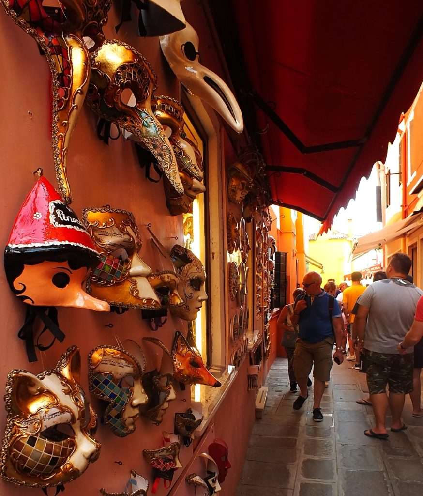 Burano Adası Viale Marcello Caddesi