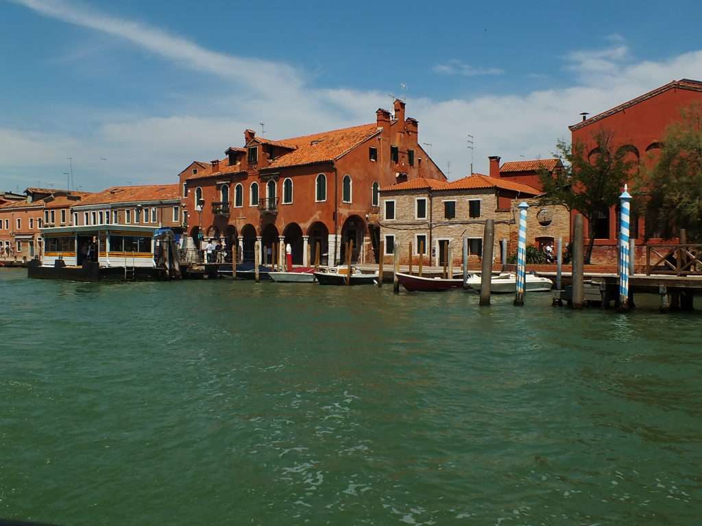 Murano Adası İç Liman ve Murano Navagero Feribot İskelesi