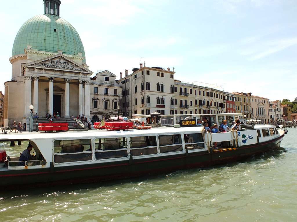 Venedik Ulaşım Sistemi Büyük Kanal (Canal Grande)