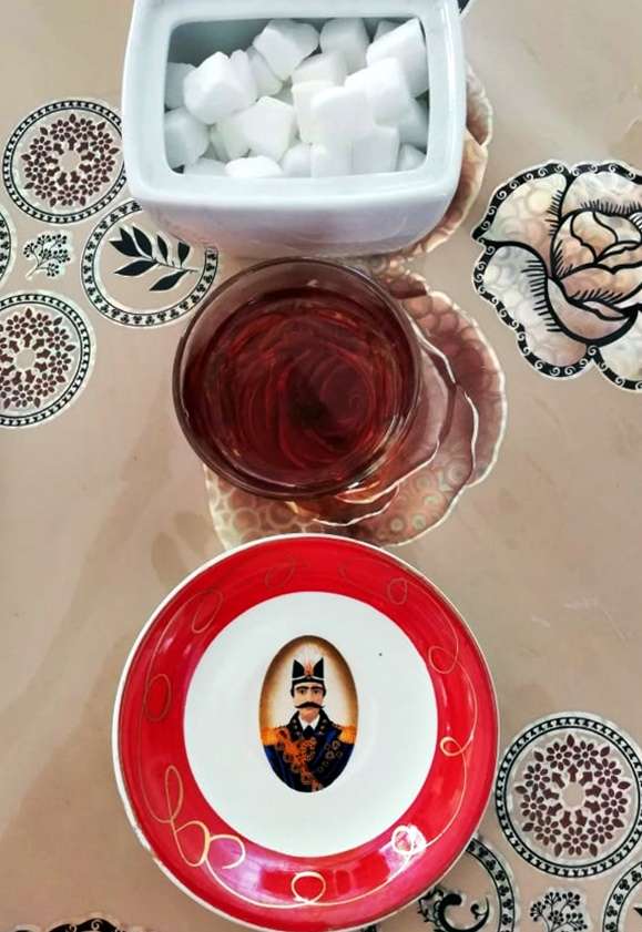Çay Tabağındaki Resim Sareyn-İran