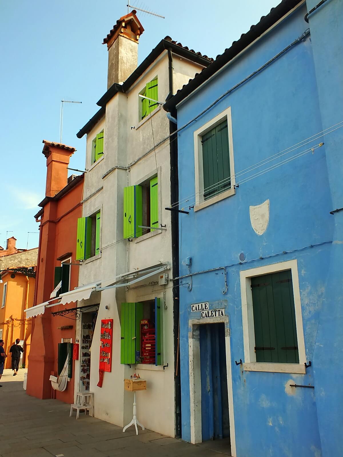 Burano Adası Via Giudecca Caddesi