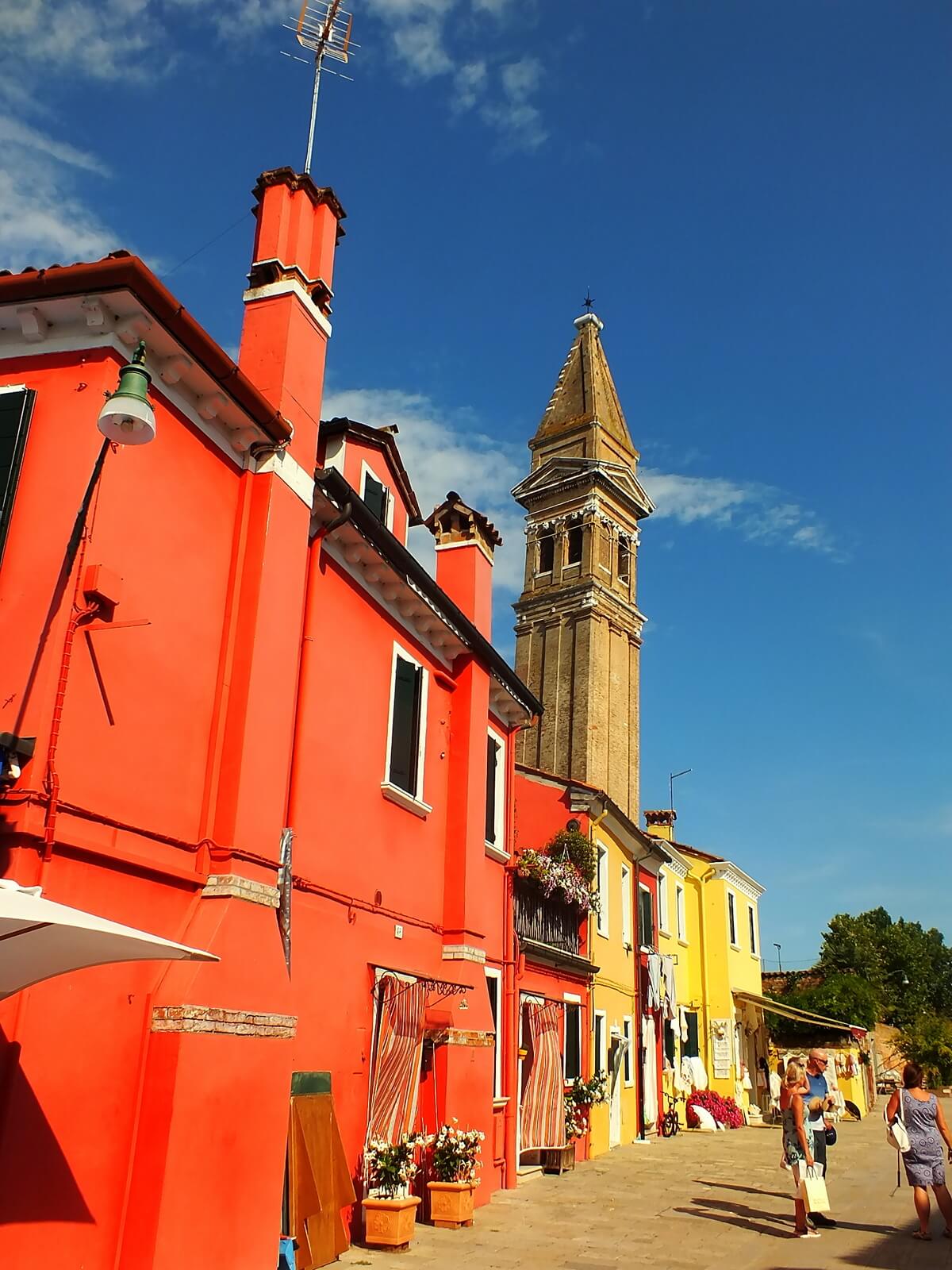 Burano Adası Via Giudecca Caddesi