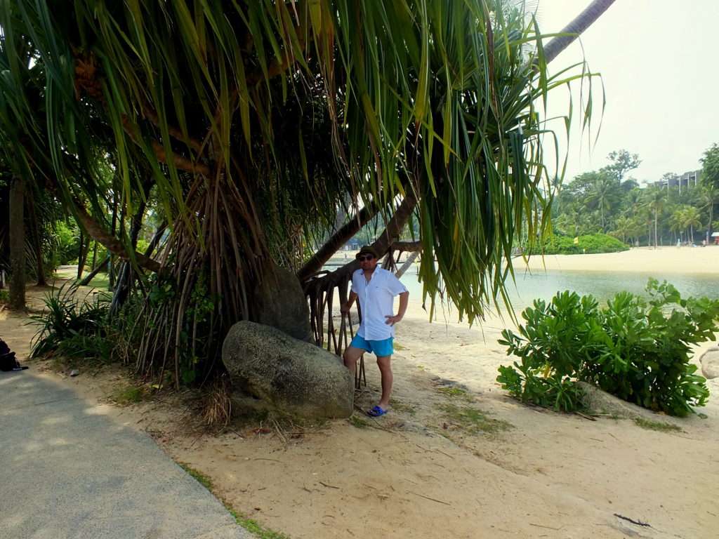 Sentosa Adası Siloso Plajı (Siloso Beach)