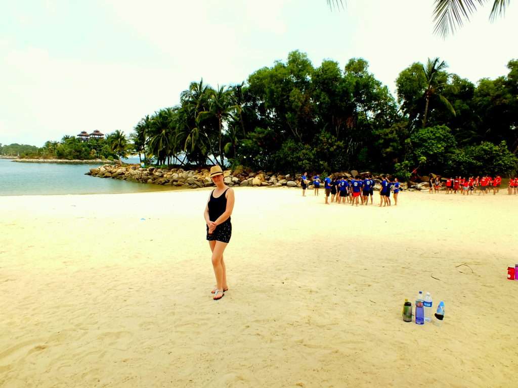 Sentosa Adası Siloso Plajı (Siloso Beach)