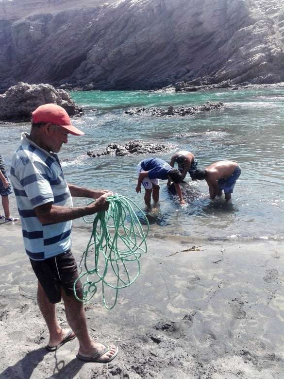 La Caleta del Inca-Crab fishermen