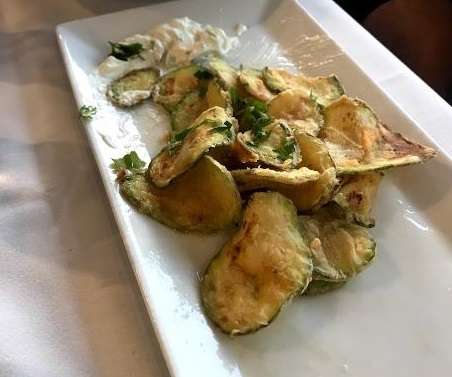 Kızartılmış İncecik Kabak Dilimleri