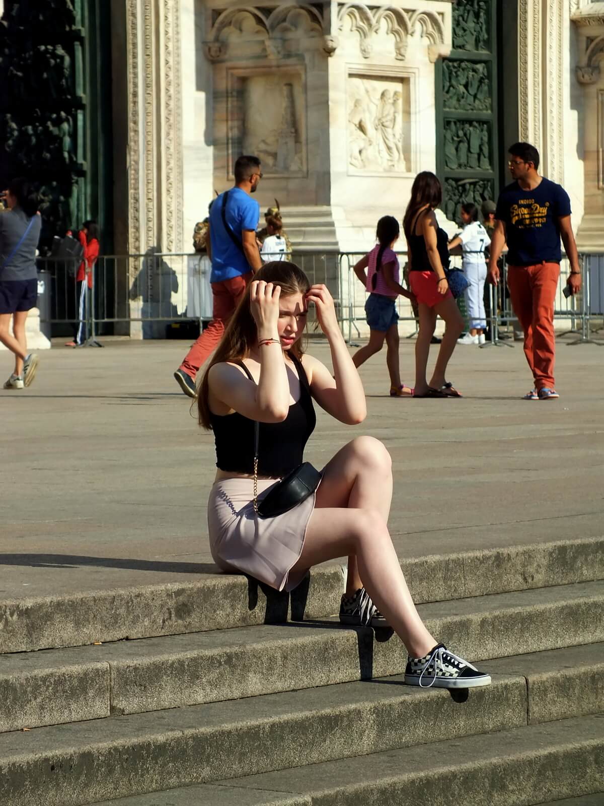 Milano Gezisi ve Fotoğraf Çektiren İnsanlar