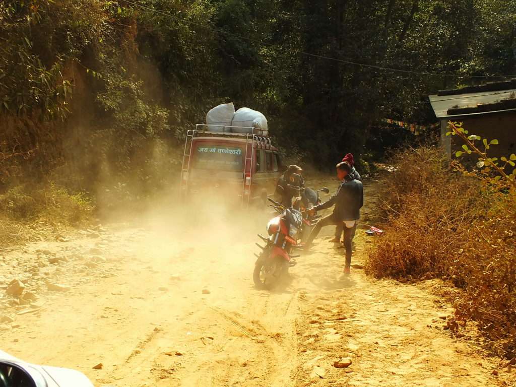 Nepal'de Yaşam Panauti Kırsalında Yolculuk