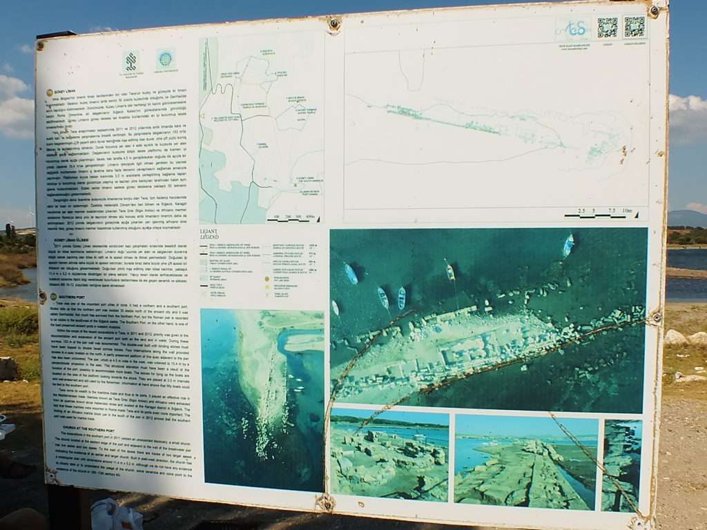 Teos Antik Limanı Bilgilendirici Levha