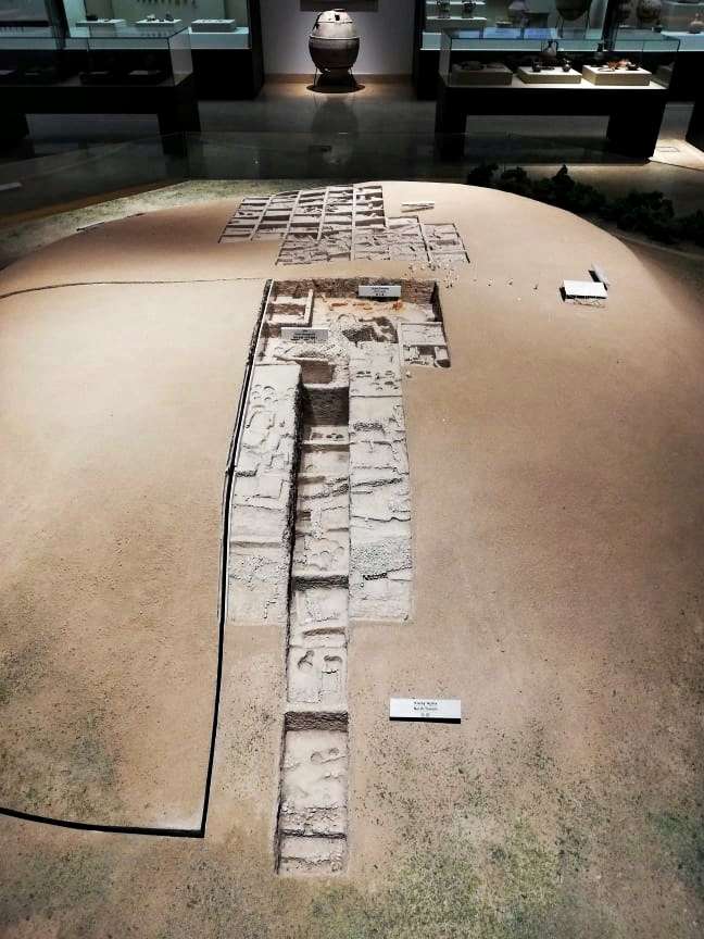 Kalehöyük'te Şimdiye Kadar Kazılmış Alanları Gösteren Maket. Kalehöyük Arkeoloji Müzesi