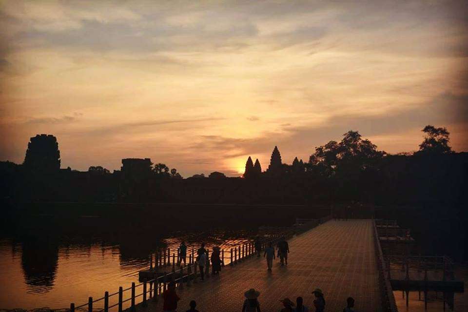 Angkor Wat Tapınağı Gün Doğumu