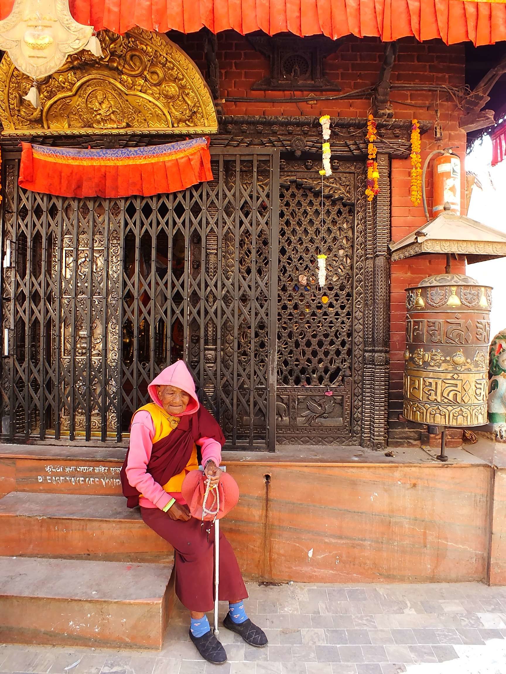 Hacı Adayı Tibetli Bir Kadın Keşiş