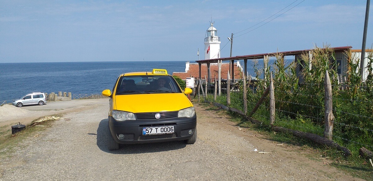 Sinop'ta Bizi Gezdiren Taksi