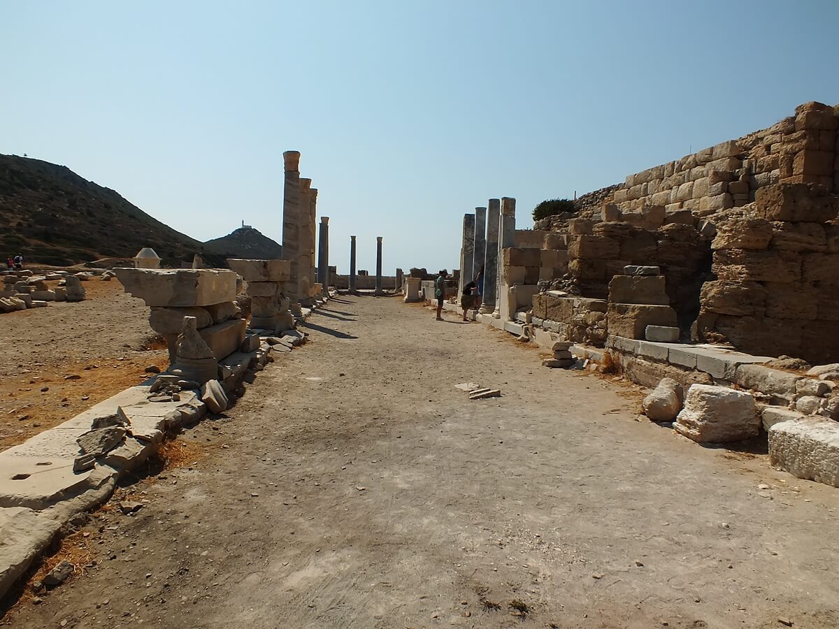 Knidos Antik Kenti Tiyatro Caddesi