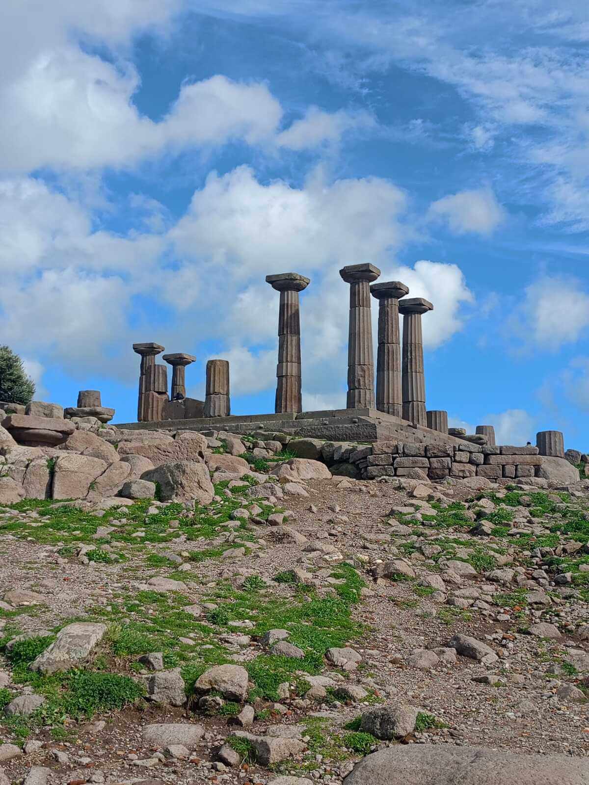 Assos Ören Yeri Athena Tapınağı